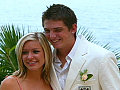 Talan and Kristin pose for a pre-prom picture.